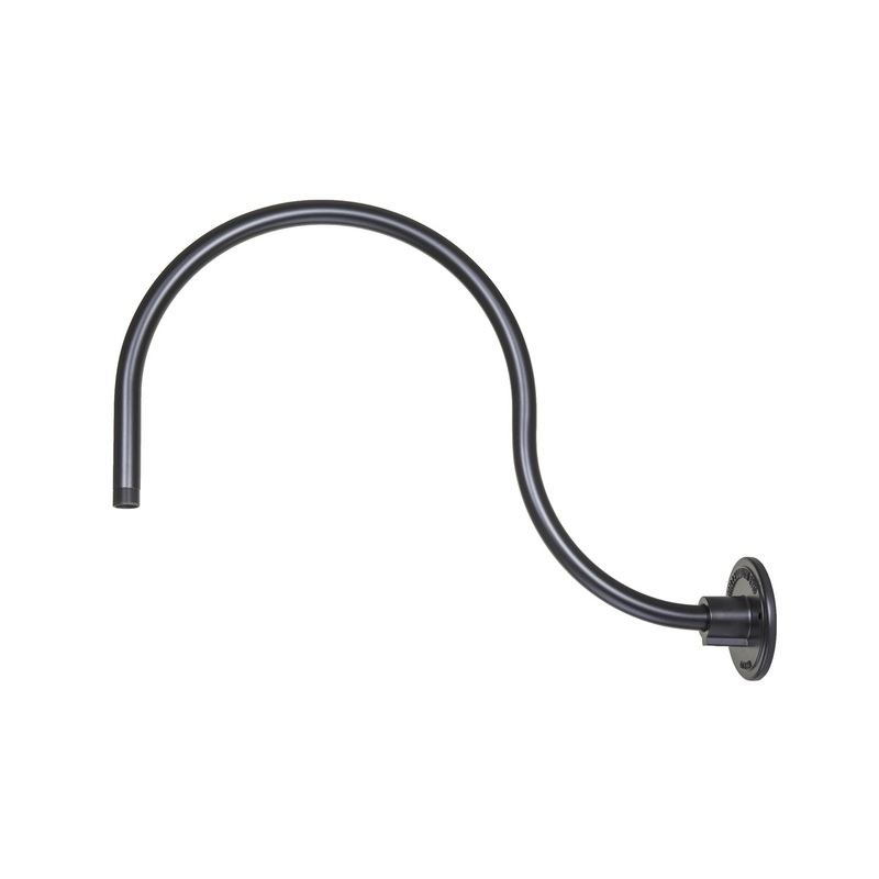 Millennium RGN24-SB R Series Goose Neck, Satin Black