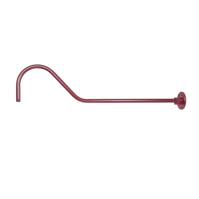 Millennium RGN41-SR R Series Goose Neck, Satin Red