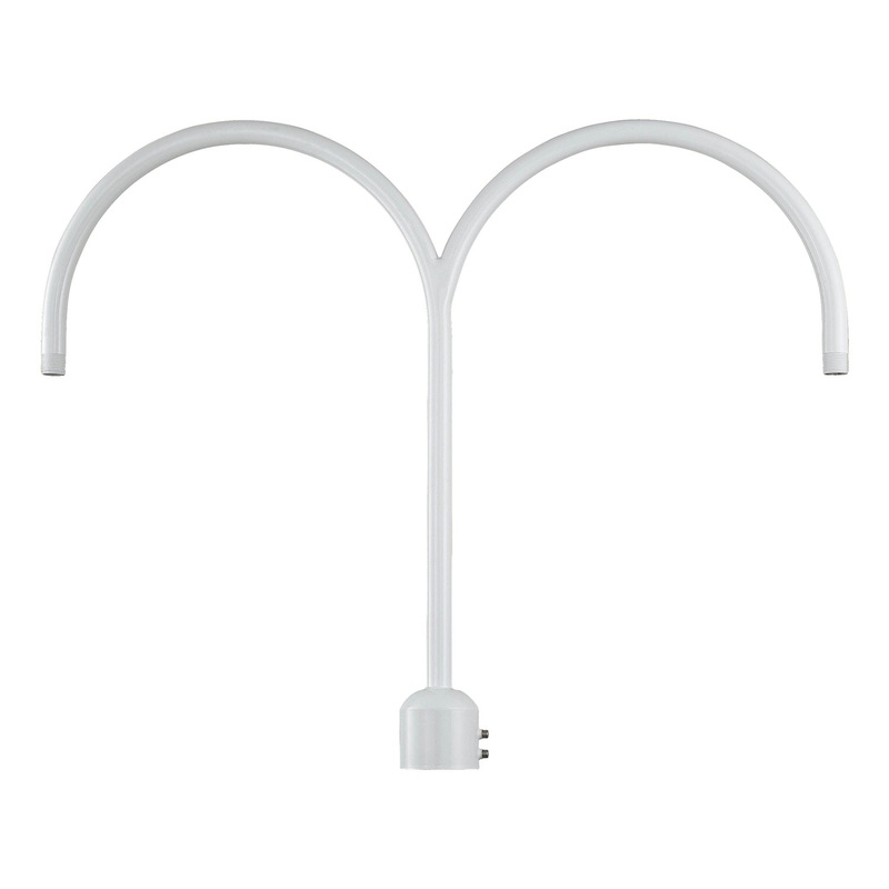 Millennium RPAD-WH R Series Two Light Post Adapter, White