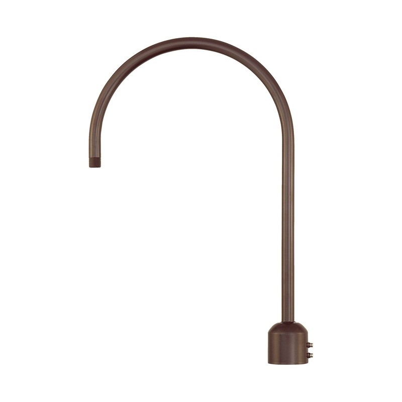 Millennium RPAS-ABR R Series One Light Post Adapter, Architectural Bronze
