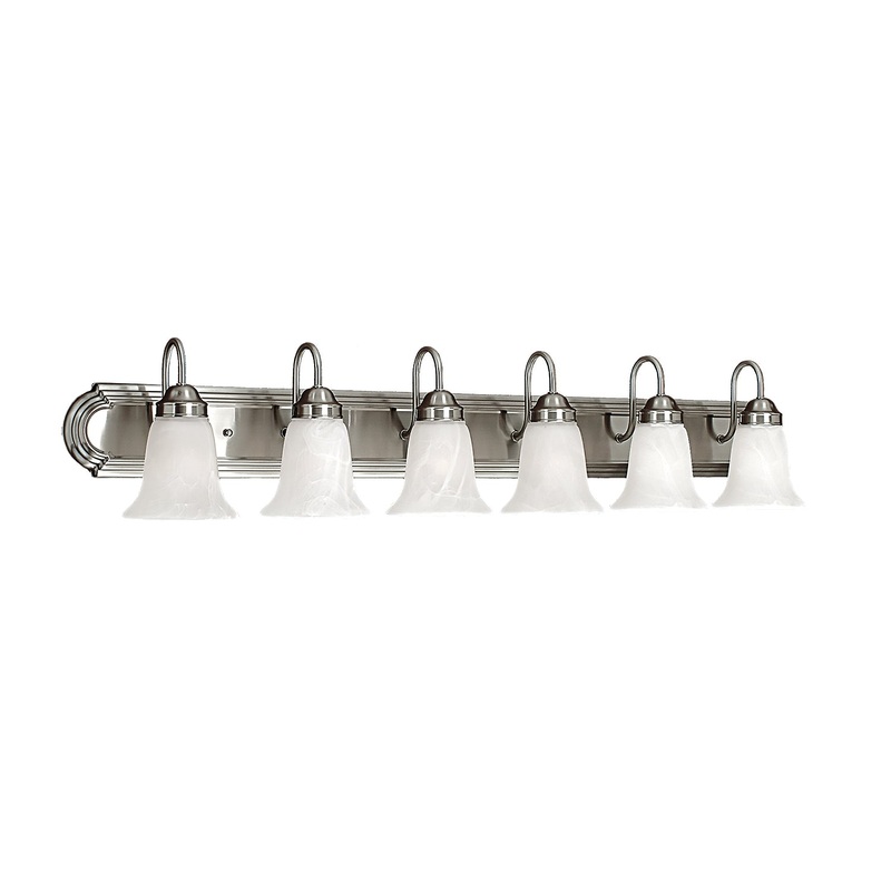 Millennium 486-SN Six Light Vanity, Satin Nickel