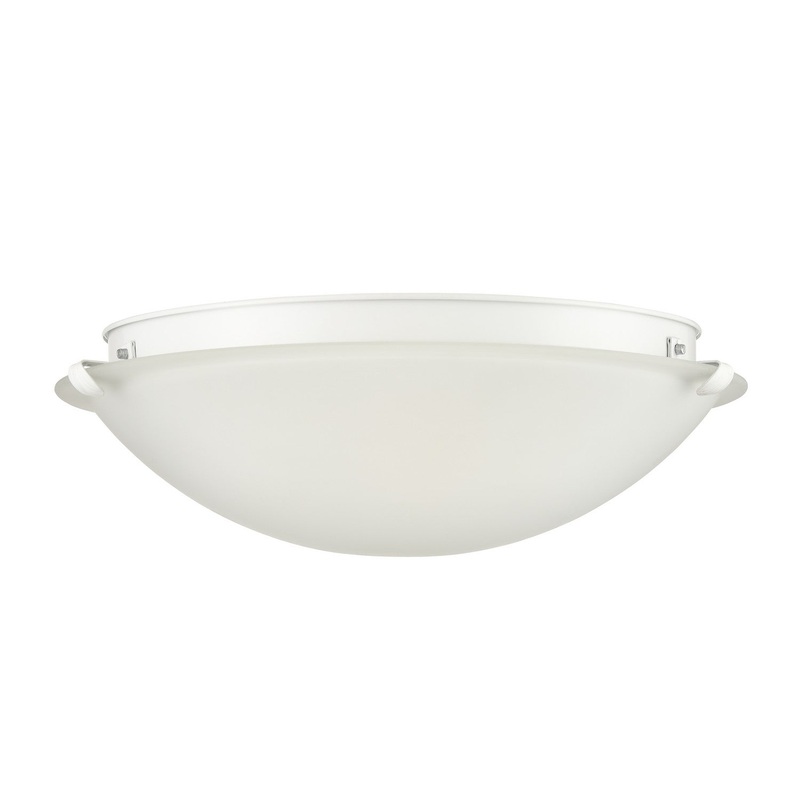 Millennium 61003-MW Two Light Flushmount, Matte White