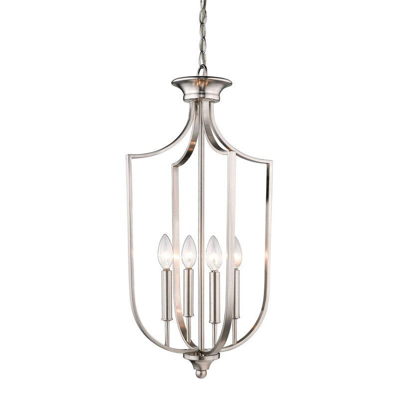 Millennium 636-BN Four Light Pendant, Brushed Nickel