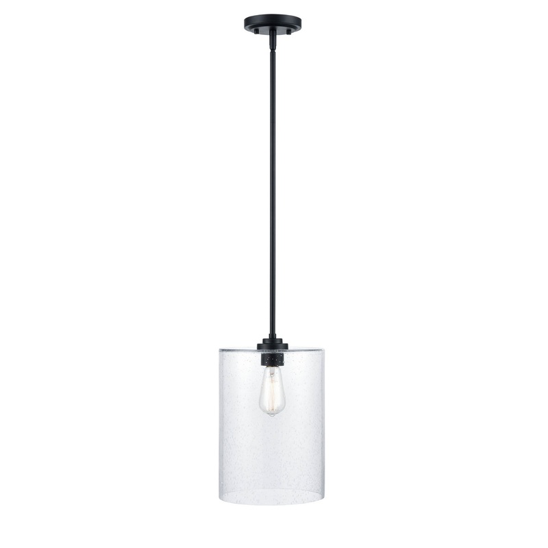 Millennium 9611-MB Moven One Light Mini Pendant, Matte Black