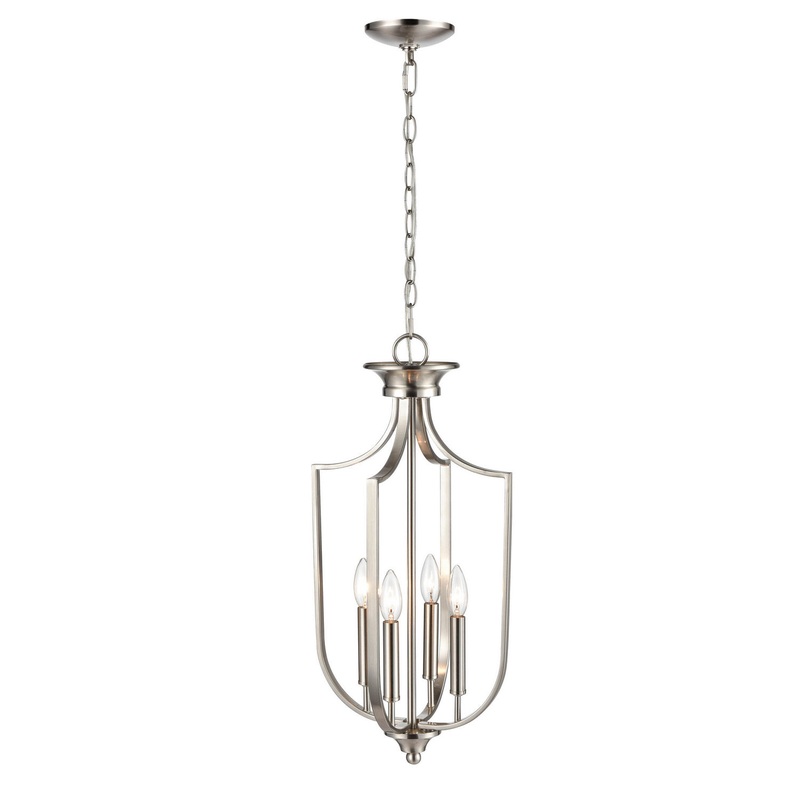 Millennium 9835-BN Four Light Pendant, Brushed Nickel