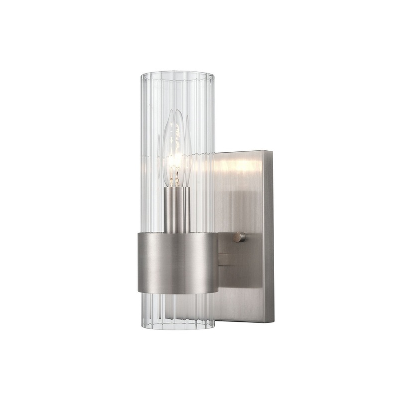 Millennium 9961-BN Caberton One Light Wall Sconce, Brushed Nickel