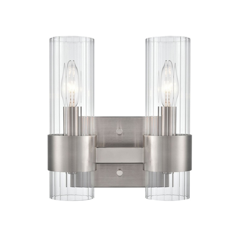 Millennium 9962-BN Caberton Two Light Vanity, Brushed Nickel