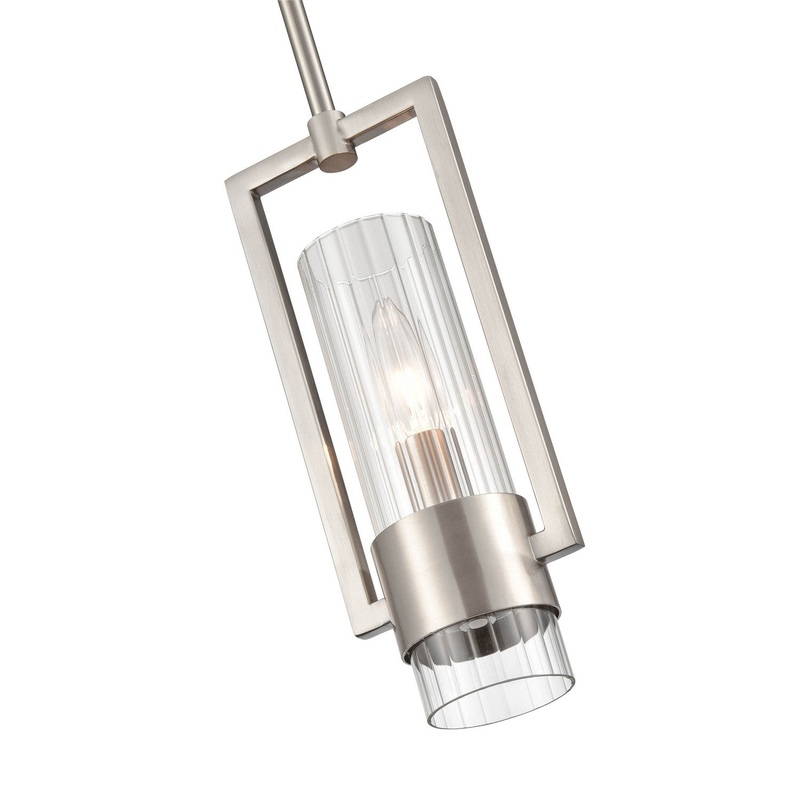 Millennium 9971-BN Caberton One Light Pendant, Brushed Nickel