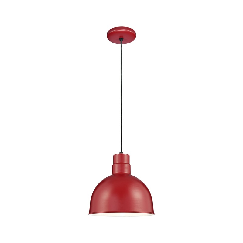 Millennium RDBC12-SR R Series One Light Pendant, Satin Red
