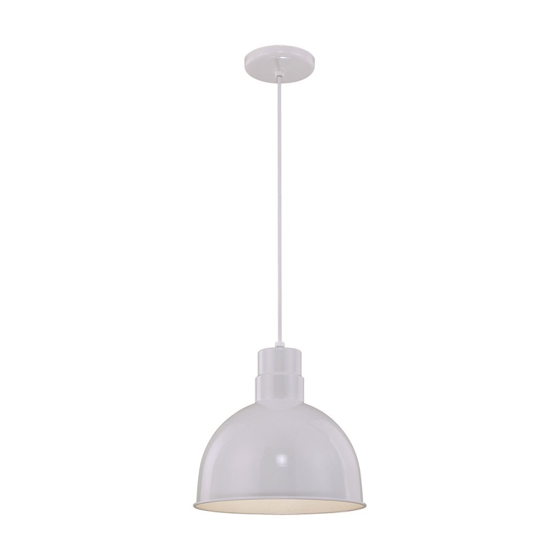 Millennium RDBC12-WH R Series One Light Pendant, White