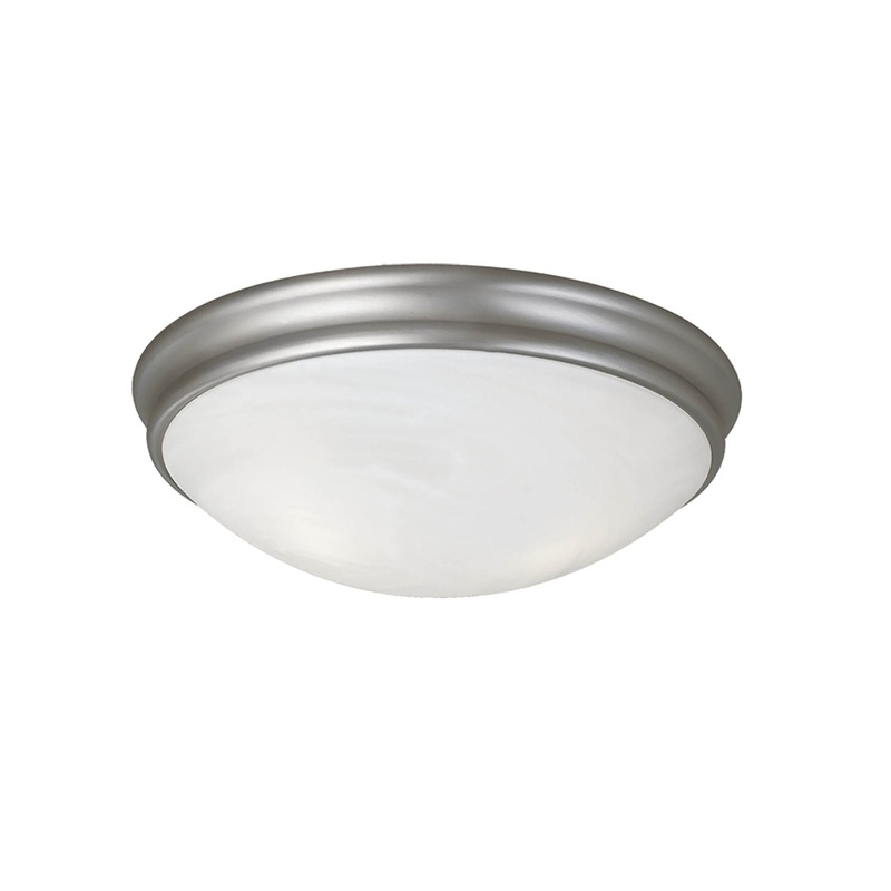 Millennium 5135-SN Three Light Flushmount, Satin Nickel