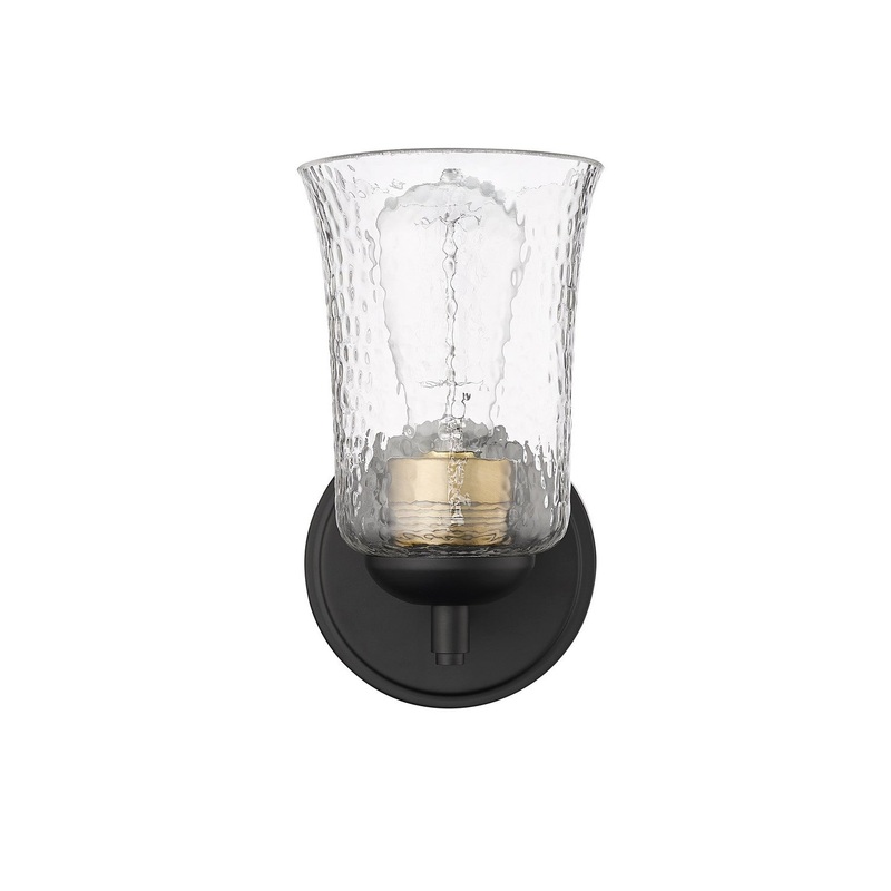 Millennium 10101-MB Abilene One Light Wall Sconce, Matte Black
