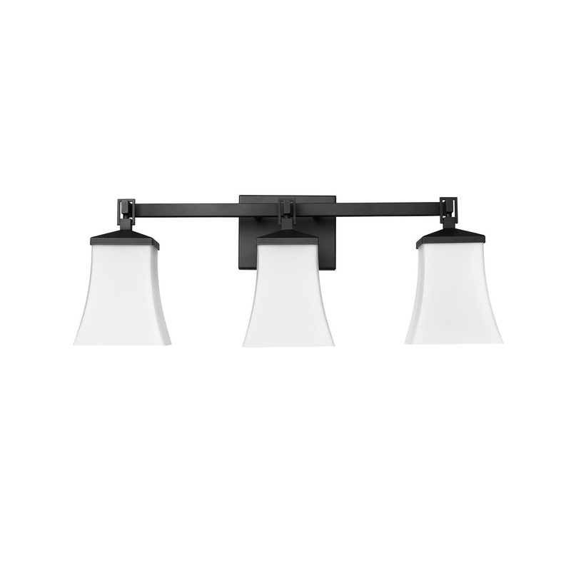 Millennium 10203-MB Sonorra Three Light Vanity, Matte Black