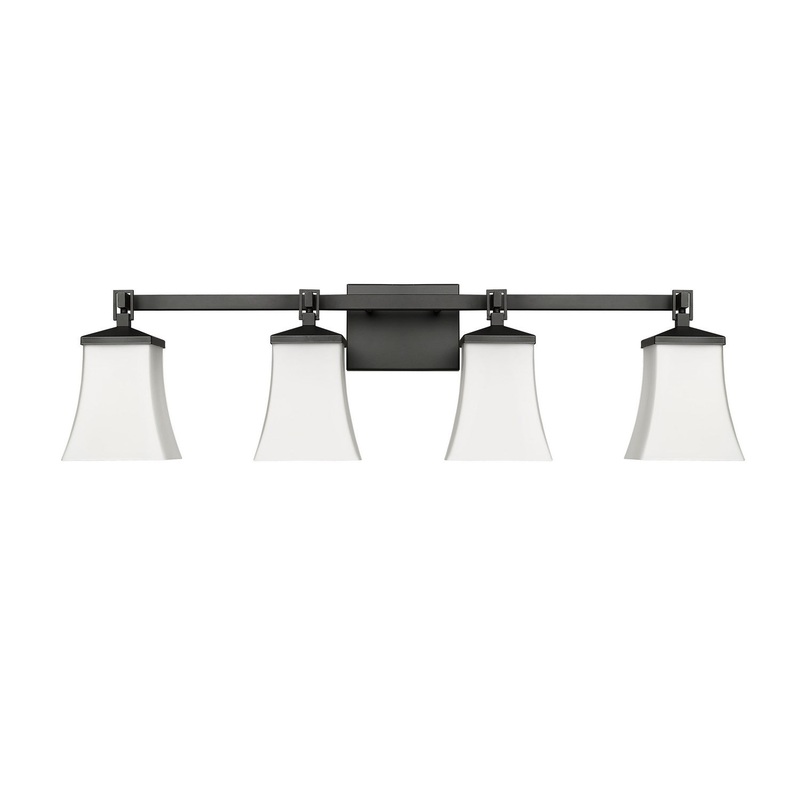 Millennium 10204-MB Sonorra Four Light Vanity, Matte Black