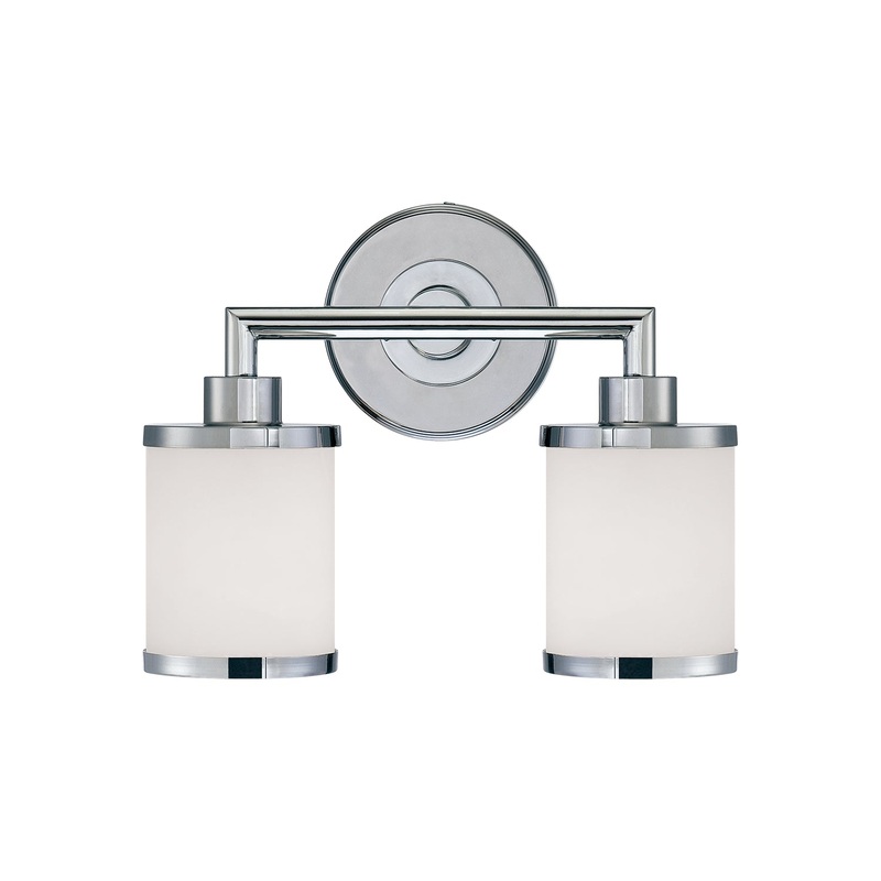 Millennium 222-CH Two Light Vanity, Chrome