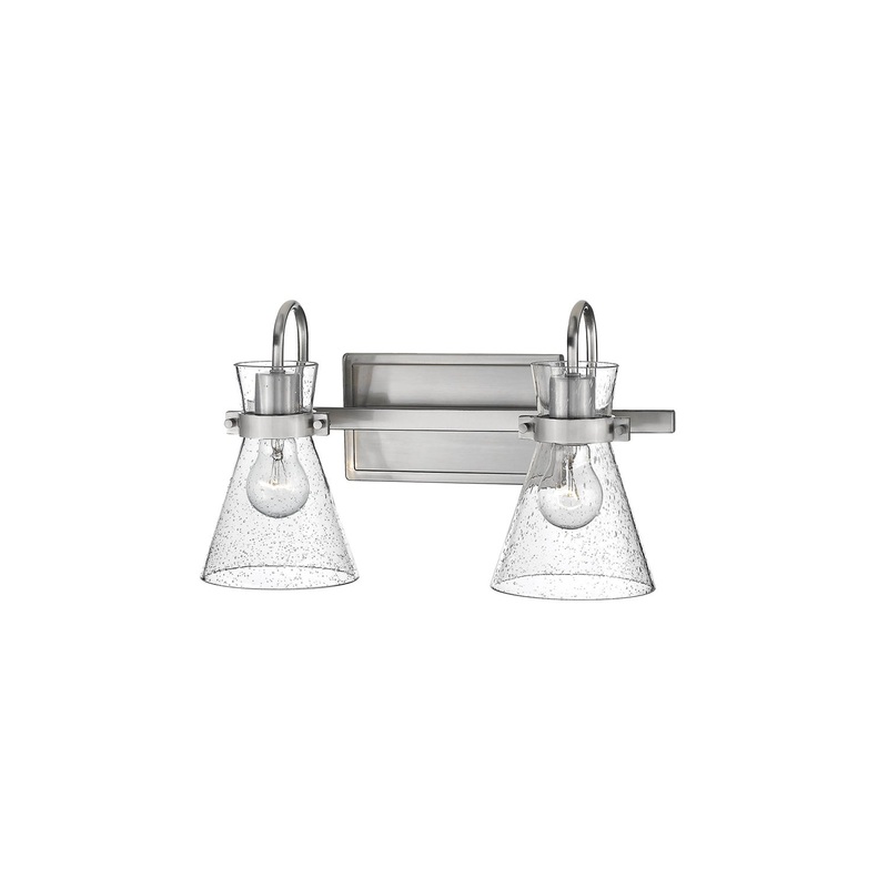 Millennium 2332-BN Layton Two Light Vanity, Brushed Nickel (Discontinued)