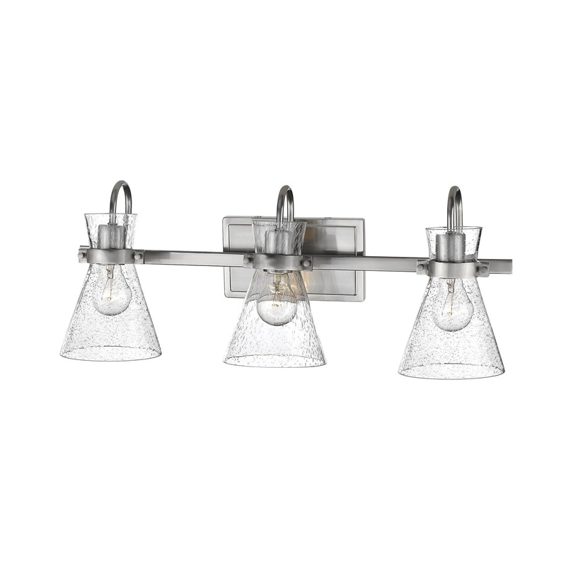 Millennium 2333-BN Layton Three Light Vanity, Brushed Nickel
