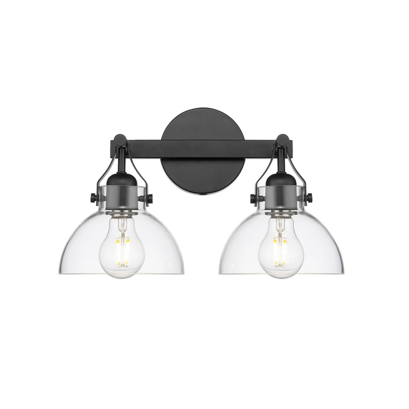 Millennium 24102-MB Two Light Vanity, Matte Black