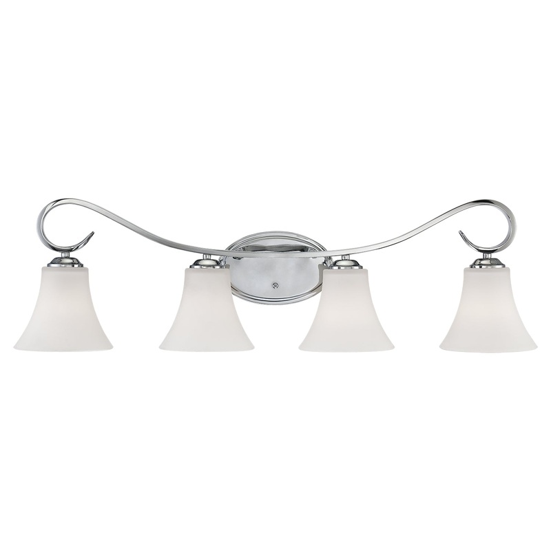 Millennium 284-CH Fair Lane Four Light Vanity, Chrome