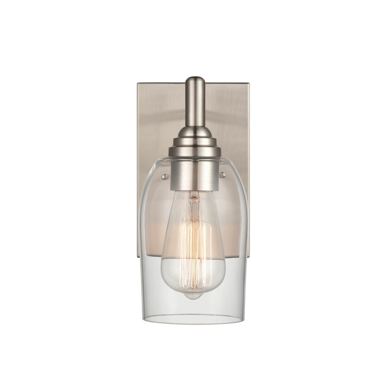 Millennium 4991-BN Arlett One Light Wall Sconce, Brushed Nickel (Discontinued)