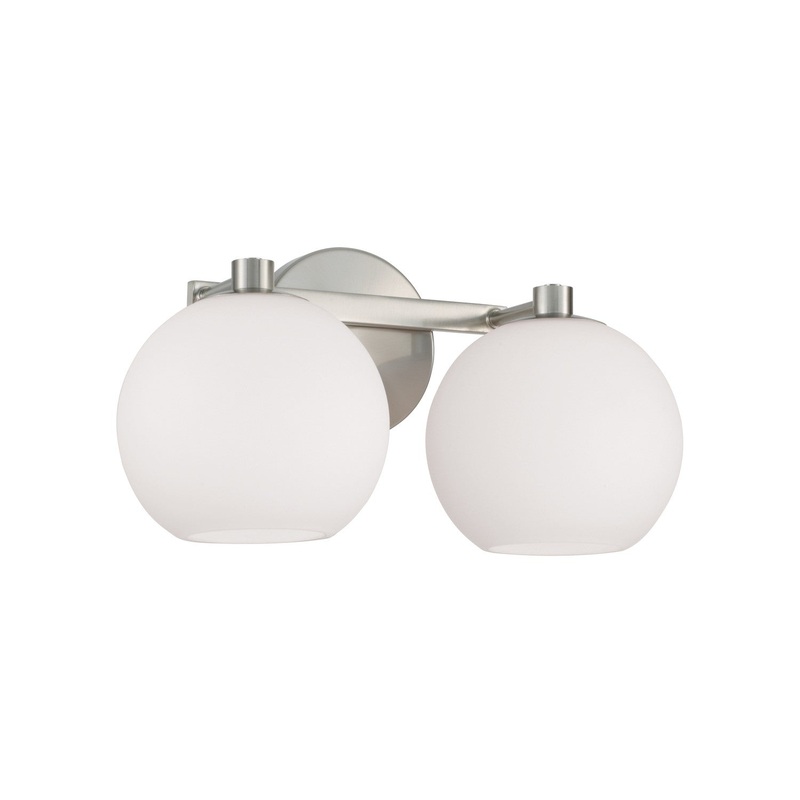 Capital Lighting 152121BN-548 Ansley Two Light Vanity, Brushed Nickel