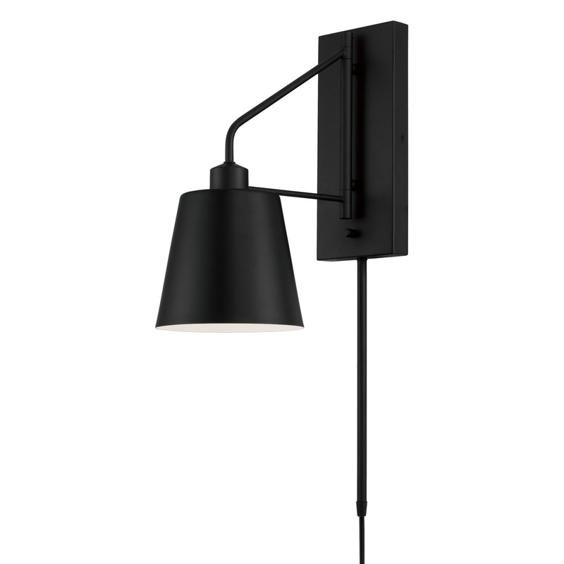 Capital Lighting 651311MB Alden One Light Wall Sconce, Matte Black