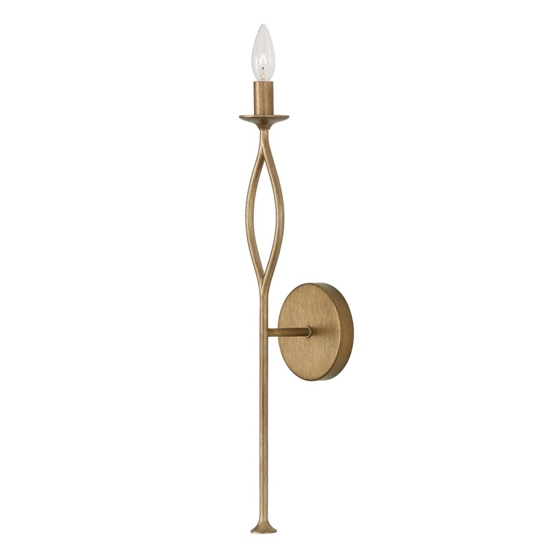 Capital Lighting 652511ML Cohen One Light Wall Sconce, Mystic Luster