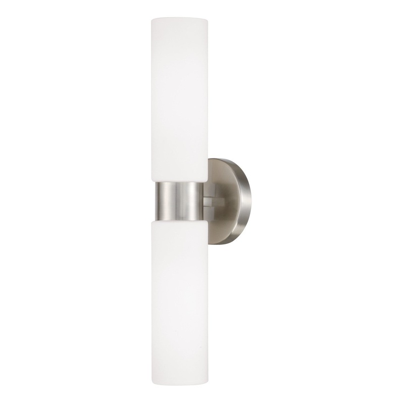 Capital Lighting 652621BN Theo Two Light Wall Sconce, Brushed Nickel