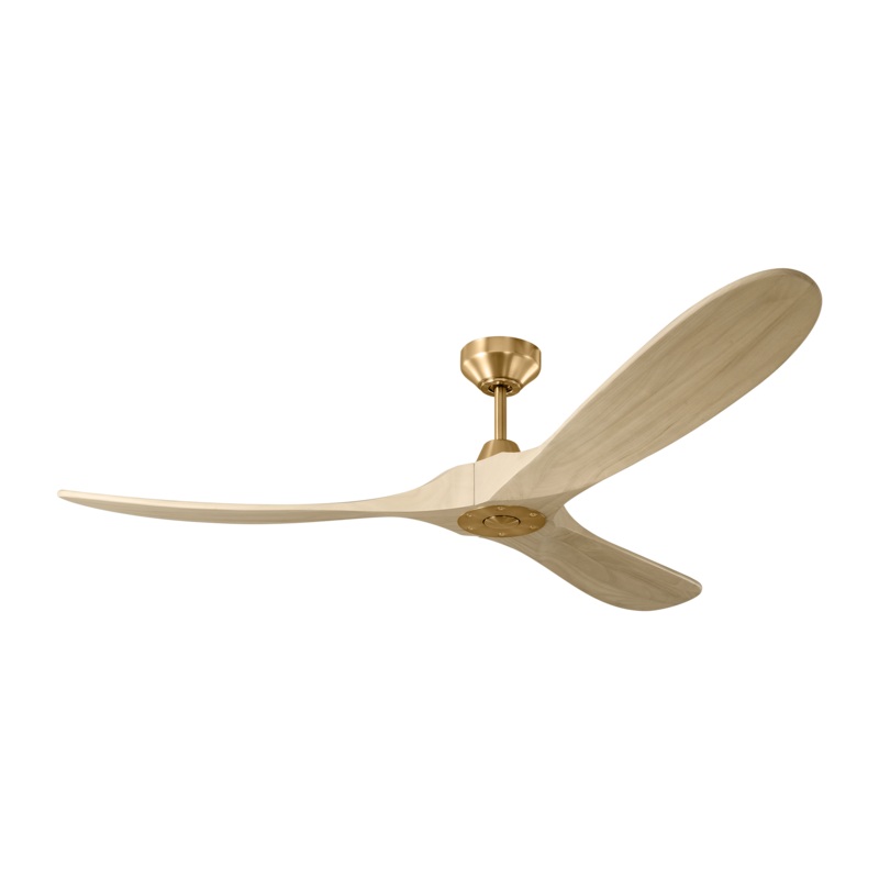 Visual Comfort Fan 3MAVSM60BBSWWO Maverick Smart 60" Ceiling Fan, Burnished Brass