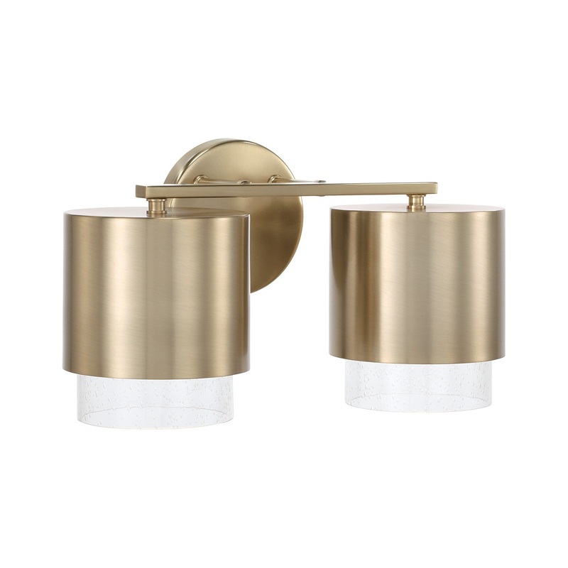 Capital Lighting 153021MA-549 Weller Two Light Vanity, Matte Brass