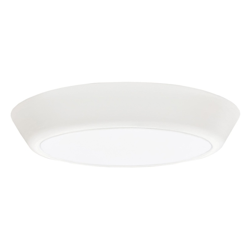 Capital Lighting 250511WT-LD30 Ryan LED Flush Mount, Simple White