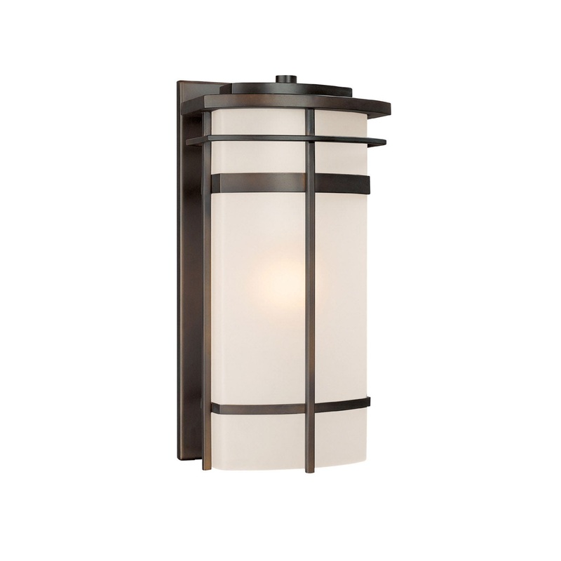 Capital Lighting 9881OB Lakeshore One Light Outdoor Wall Lantern, Old Bronze