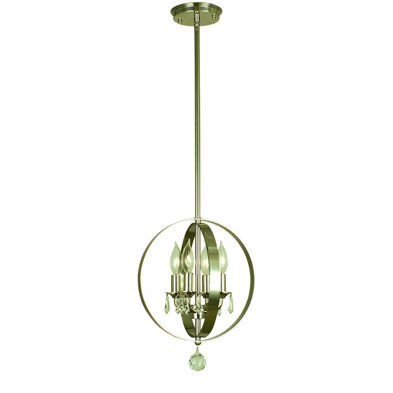 Framburg 1050 PN Constellation Four Light Pendant, Polished Nickel
