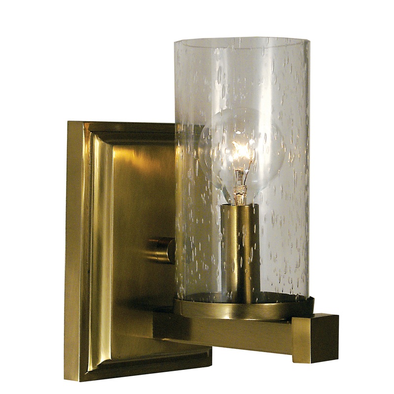 Framburg 1111 BB Compass One Light Wall Sconce, Brushed Bronze