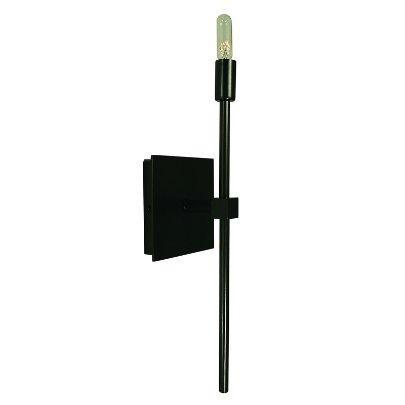 Framburg 4401 MB Simone One Light Wall Sconce, Mahogany Bronze