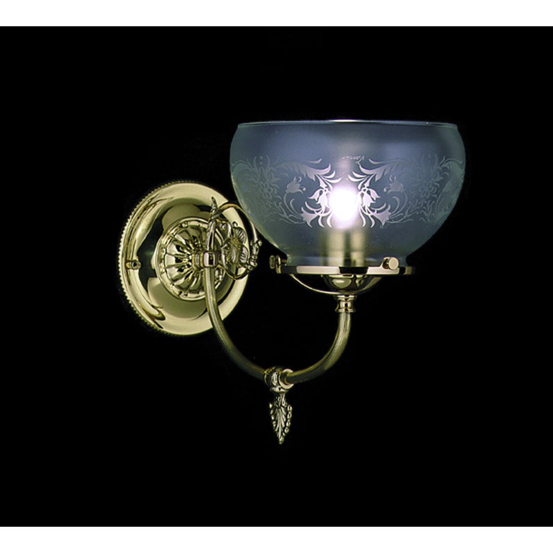Framburg 7521 PB Chancery One Light Wall Sconce, Polished Brass