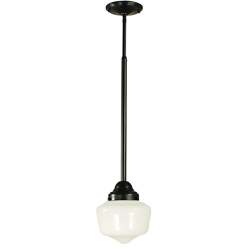 Framburg 2553 MB Taylor One Light Pendant, Mahogany Bronze