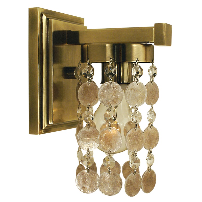 Framburg 4361 FB Naomi One Light Wall Sconce, French Brass