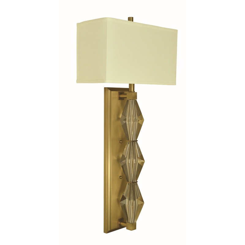 Framburg 5670 BR Sconces Two Light Wall Sconce, Brushed Brass