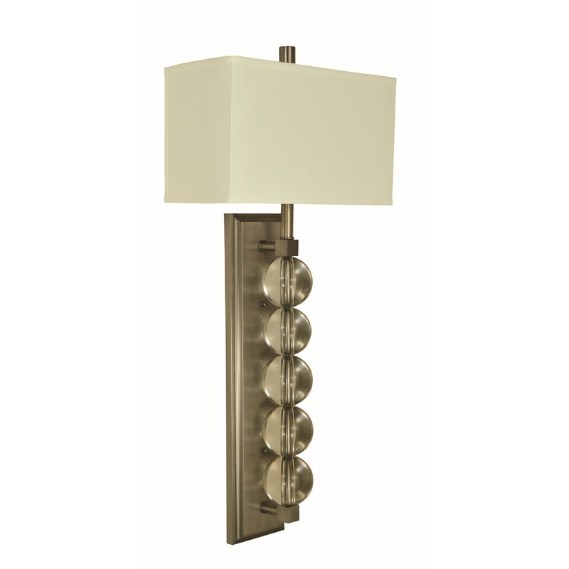 Framburg 5671 BN Sconces Two Light Wall Sconce, Brushed Nickel