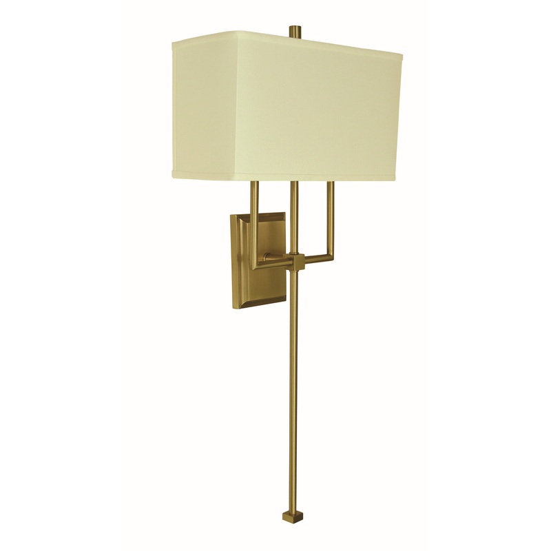 Framburg 5674 BR Sconces Two Light Wall Sconce, Brushed Brass