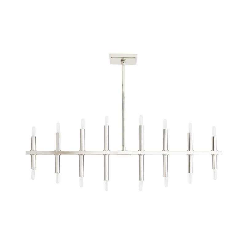 Arteriors 89356 Edwyn 16 Light Chandelier Polished Nickel (Discontinued)