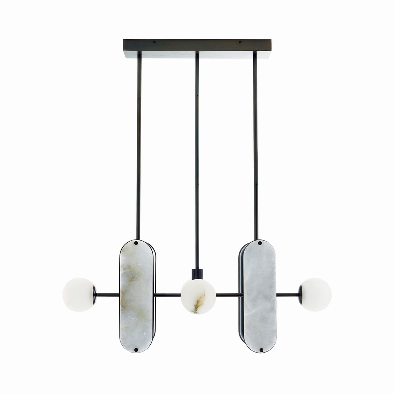Arteriors 89478 Maradona LED Pendant White