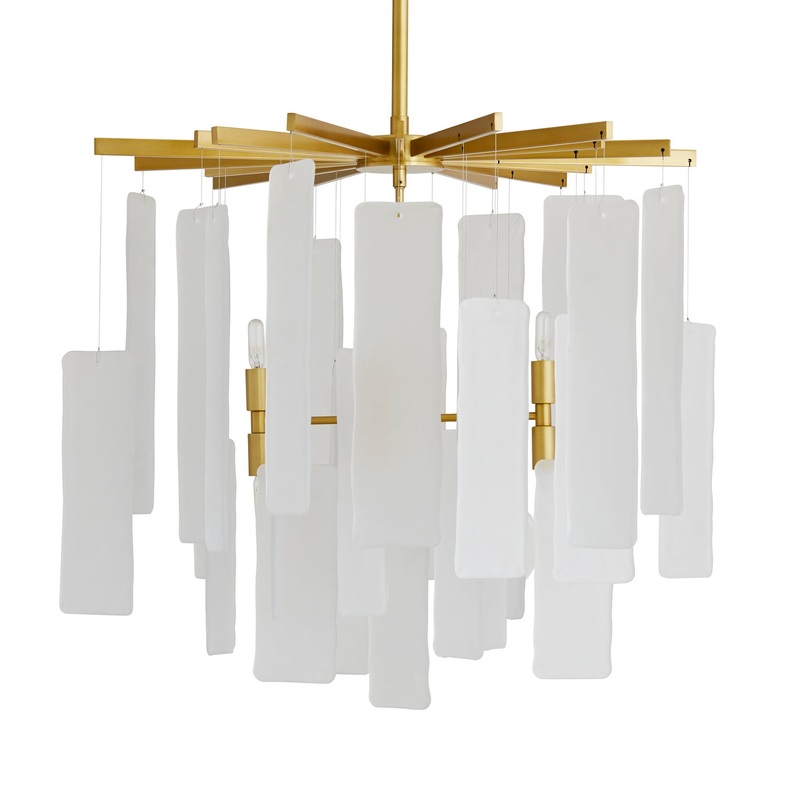 Arteriors 89480 Harriet Eight Light Chandelier Frosted