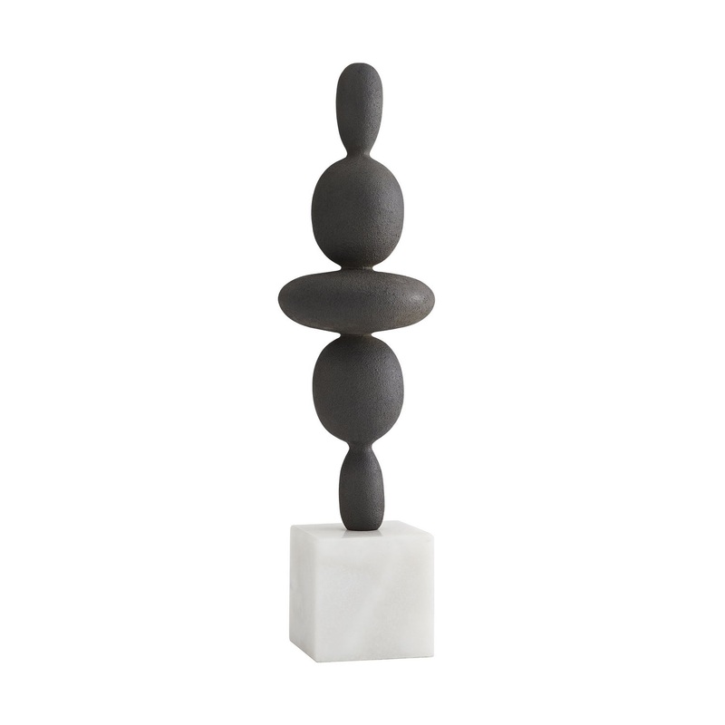 Arteriors 9233 Eddie Sculpture Charcoal