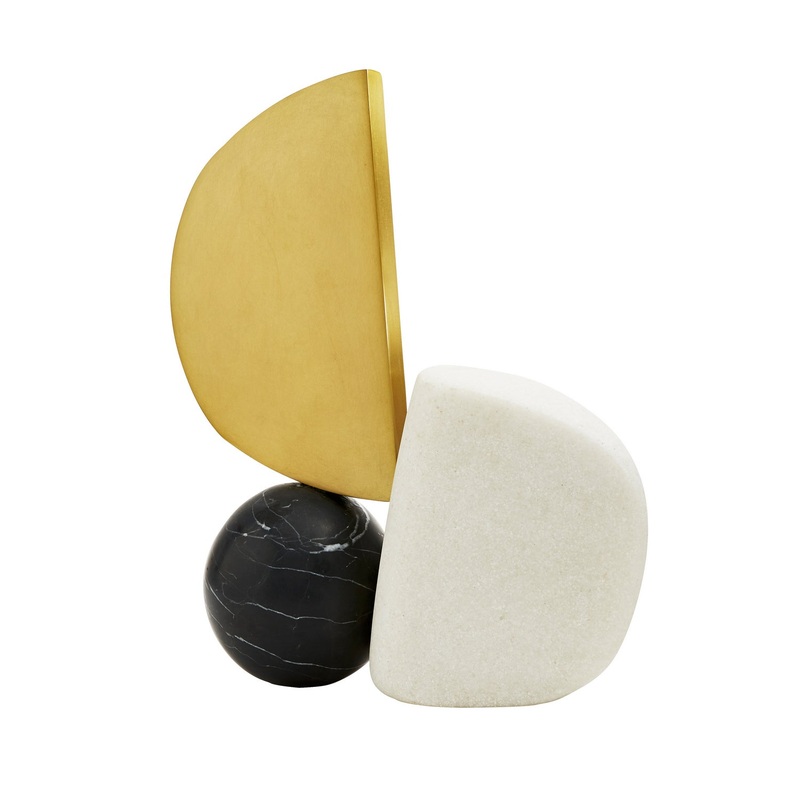 Arteriors 9241 Hiroshi Sculpture White