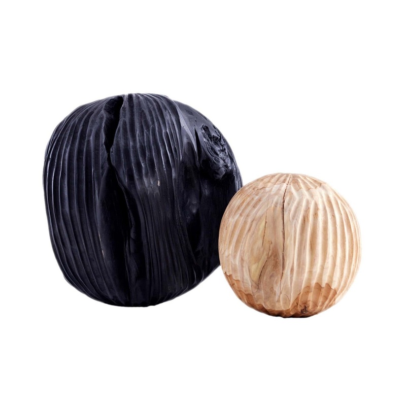 Arteriors ASS01 Uberto Sculpture, Set of 2 Ebony