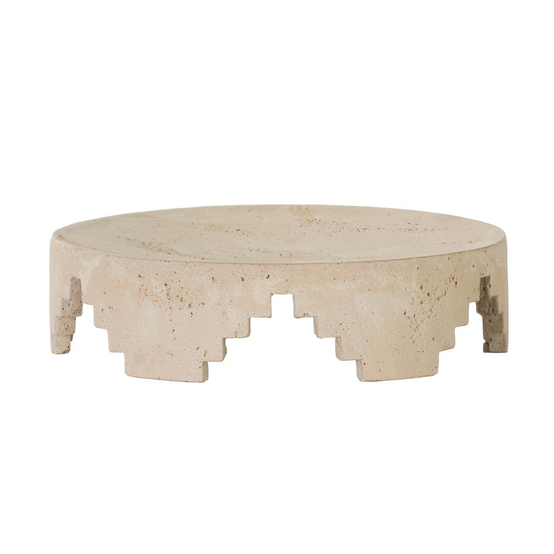 Arteriors ATC07 Cornwall Centerpiece Faux Travertine