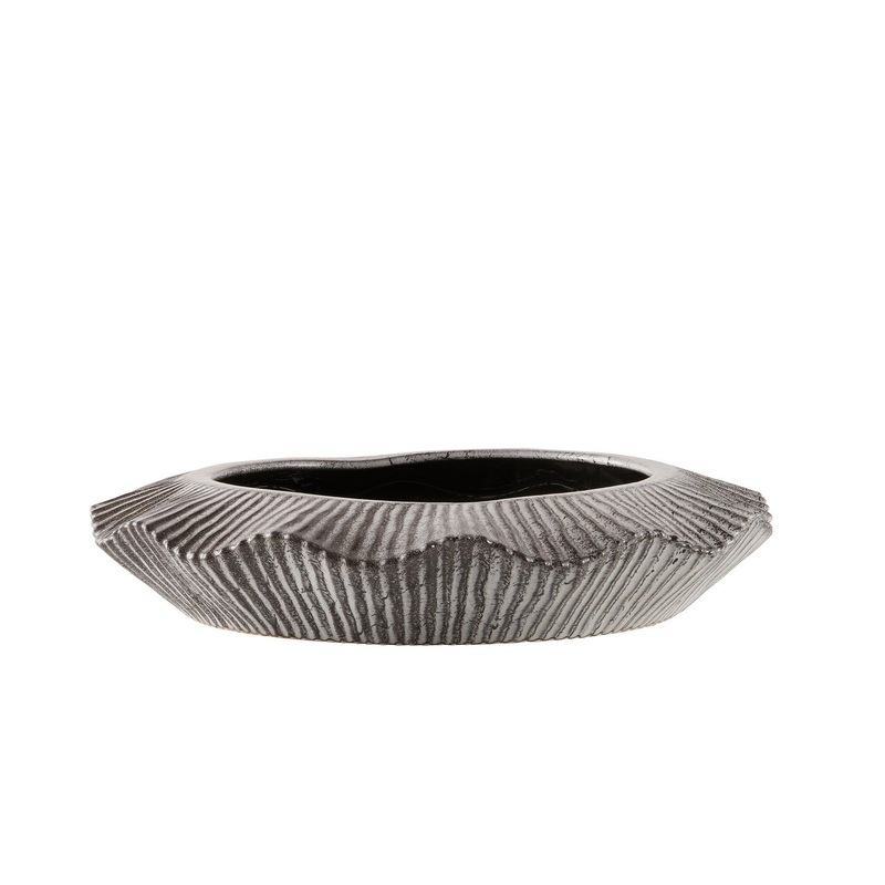 Arteriors ATC08 Escada Planter Platinum Crackle/Clear
