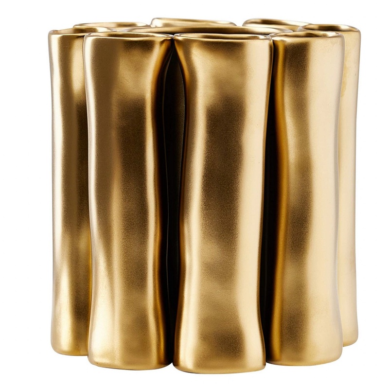 Arteriors AVC05 Vescovi Vase Gold